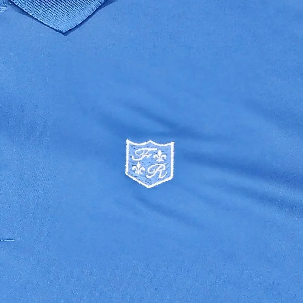 Adidas Polo Men's XL Blue Performance Polo Golf Club F.R Short Sleeve New